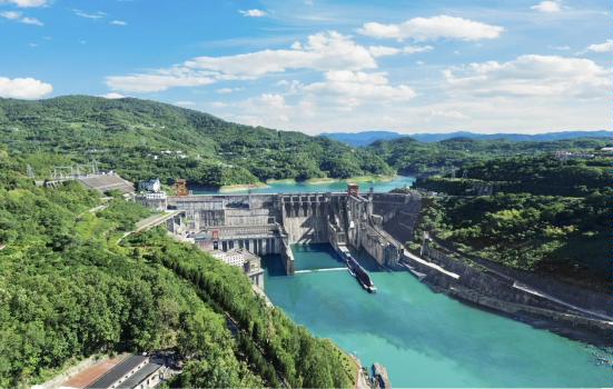2025年，安康水電站全景【攝 崔航】