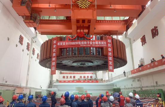 2023年，2號機(jī)組轉(zhuǎn)子回裝現(xiàn)場【攝 崔航】